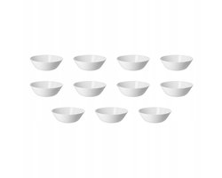 OFTAST Witte Glazen Kom 23 cm - Elegante en Duurzame Keukenaccessoire