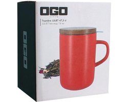 OGO Living | Juliet Rood | Kruidenthee Mok en Deksel