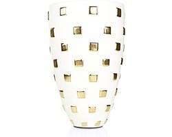 OHNO - Woonaccessoires - Ademas Vaas - Wit