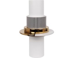 OHNO - Woonaccessoires - Hypno Stripes Vaas - Wit
