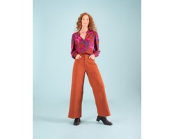 Oilily - Beauty blouse long sleeves - Bruin - 36