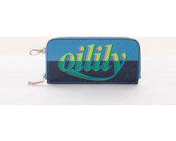 Oilily - Card Zip Wallet - Blauw - One size