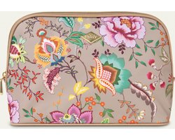 Oilily Chiara - Make-up tas - Dames - Met Spiegeltje - Waterdicht - Bruin - One size
