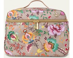 Oilily Coco - Toilettas - Beautycase - Waterafstotend - Dames - Vrouwen - Bruin - One size