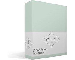 Oilily Jersey Lycra - Hoeslaken - Tweepersoons - 140/160x200/220 cm - Green