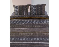 Oilily Shady Glade- Dekbedovertrek - Lits-jumeaux - 260x200/220 cm + 2 kussenslopen 60x70 cm - Sand