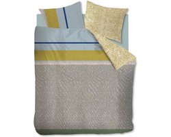 Oilily Twilight - Dekbedovertrek - Eenpersoons - 140x200/220 cm + 1 kussensloop 60x70 cm - Goud