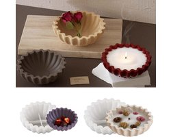 OIMG 2 stuks siliconen gietvormen - siliconen bakjes - siliconen bakvorm - siliconen gietvormen - bakjes - Multifunctioneel siliconen dienblad mold - Herbruikbare gietvorm voor DIY kunsthandwerk en woonaccessoires - Twee maten