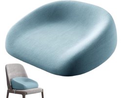 OIMG Peuterstoelverhoger - h 6~8cm - Stoelverhoger - Verhoogkussen - Zitverhoger - Stoelverhoger eettafel - Peuter - Vierkant verwijderbaar verhogerkussen - Antislipontwerp - voor eten, huiswerk maken, knutselen en meer - blauw