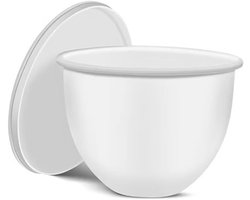 OIMG Siliconen mengkom Liner - Mengkom Vervanging - Vaatwasmachinebestendig - herbruikbare siliconen kom voeringset - Mengkom Geschikt voor KitchenAid 4.5-5 Quart Tilt-Head Stand Mixers Artisan & Classic Series van - 5 QT Mengkom - wit