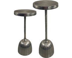 Oist Design Vita set van 2 Side Tables - Aluminium Champagne
