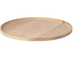 Oku Ronde Tray / Dienblad Oak | Bruin | Hout