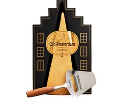 Old Amsterdam Vintage met Kaasschaaf – Kaascadeau Set 300g met Mini Schaaf – Borrelpakket