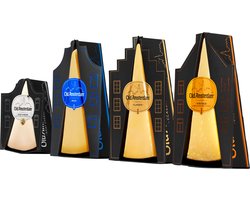 Old Amsterdam World Collection – 4 Kazen Proefpakket (Classic, Vintage, Mild & Goat) – Borrelhapjes - Kaascadeau