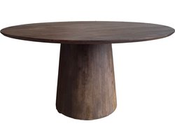 Old Inn - Eetkamertafel Oslo 130cm Bruin