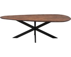 Old Inn - Eettafel Druppel Organisch Walnoot 240cm