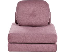OLDEN - Slaapbank - Roze - Stof