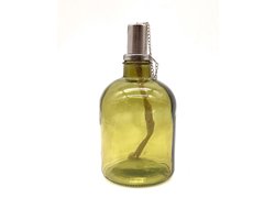 Olielamp - Groen - Glas - Woonkamer decoratie