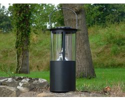 Olielamp XL - Zwart - Metaal en Glas - Lantaarn - Ophangbaar