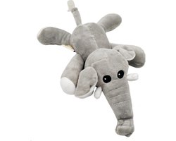 Olifant knuffeldiertje - Voor baby's en kleine kinderen – Schattig olifantje knuffeldier – Zacht en knuffelbaar – Perfect als cadeau – Veilig en kindvriendelijk – Stimuleert de zintuigen – spel en slaap