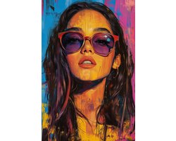 Olivia Rodrigo Poster - Muziek Posters - Abstract - Aquarel - Wanddecoratie Woonkamer - 180 gram papier - XS6335BY - Formaat 30 x 40cm