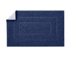 Olivivo - Badmat - Navy - 50x80cm - Wasbaar - Antislip - Douche Mat - WC Mat - Badkamer Mat - Badmat Antislip - Badkamer Accessoires - Douchemat - Badmatten