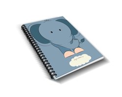 Ollie & Tigger kinderopvang dagboek, gastouder kinderdagverblijf dagboekje  Olifant - baby - peuter - oppasboekje - opvangboekje - invulboekje - ringband