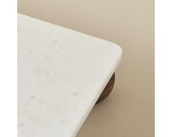 Olmo Marmeren Rechthoekige Presentatiestandaard Naturel (15x30 cm)