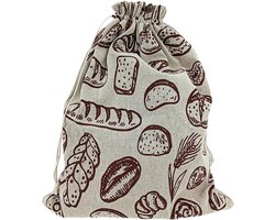 OLOEY Beeswax katoen broodzak-biologisch zuiver katoen materiaal-herbruikbaar-geschikt voor zelfgemaakte brood-zuur brood opslag-milieuvriendelijk