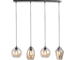 Olucia - Design hanglamp amber, Lazaro - Vorm: Rechthoek