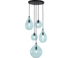 Olucia - Design hanglamp blauw, Cees - Vorm: Ovaal
