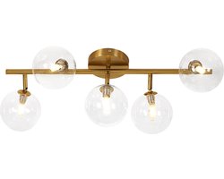 Olucia - Design plafondlamp transparant, Remo - Vorm: Rechthoek