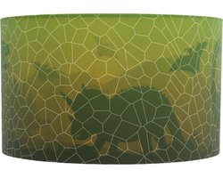 Olucia - DINO - Kinder Slaapkamer Plafondlamp - Groen - Geschikt voor Kinderkamer/Babykamer/Tienerkamer - Vorm: Cilinder