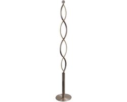 Olucia - KUNO - Vloerlamp - Zilver - Vorm: Rechthoek