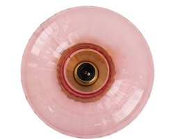 Olucia - Retro wandlamp roze, Diane, met schakelaar - Vorm: Rechthoek