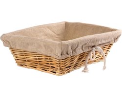 Olympia Broodmand met Hoes rechthoekig - Katoenen Hoes - 31,5x23x(H)9,5cm