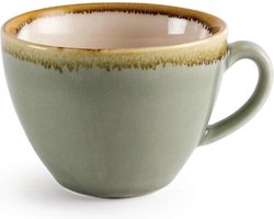 Olympia Kiln Koffiekop Mosgroen 23cl ( Set van 6 )