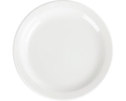 Olympia Whiteware borden met smalle rand | 15 Ø cm | 12 stuks