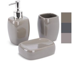 Omgoods - 3-delige Badkamer Accessoireset in Taupe