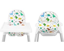 Omgoods - Hoogstoel Kussen voor IKEA Antilop met Cartoon Dinosaurus Motief
