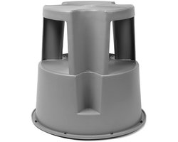 Omgoods - Multifunctionele Kruk met Wielen - Tot 150 kg, Antislip en Automatische Vergrendeling