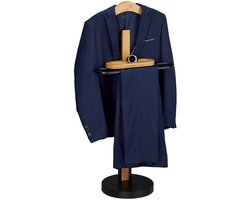 Omgoods - Vrijstaande Dressboy met Plank van Bamboe en Metaal