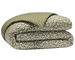 Omkeerbaar beddengoed - Kaki tinten - Lyocell en katoen