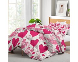 Omkeerbaar Dekbed - Dekbed met sloop Zomerdeken - Slaapkamer Decoratie - Dekbed zonder overtrek - 140 x 200 cm
