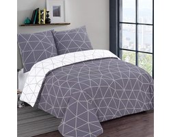 Omkeerbaar Flanel Dekbedovertrek Set - Beige en Ivoor - Eenpersoonsbed of Kinderbed 140 x 200 cm - 100% Katoen Flanel