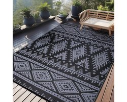 Omkeerbaar terrastapijt - veelzijdig en onderhoudsvriendelijk - 1 stuk - gerecycled materiaal