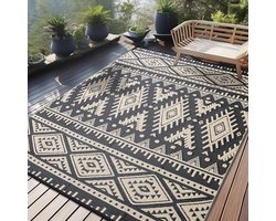 Omkeerbaar terrastapijt - veelzijdig en onderhoudsvriendelijk - 1 stuk - gerecycled materiaal