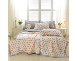 Omkeerbaar Zomerdekbed - Licht, Dun en Ademend Seersucker Dekbed zonder Hoes