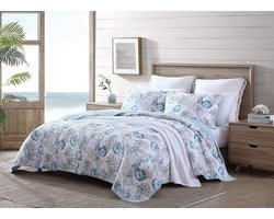 Omkeerbare Quilt Set - Zacht en Ademend - Full/Queen - Blauw