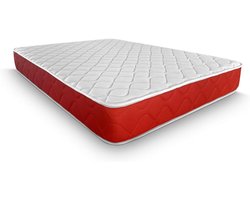 Omkeerbare visco-elastische matras 120 x 200 cm - Stevig en comfortabel met winter/zomer kant